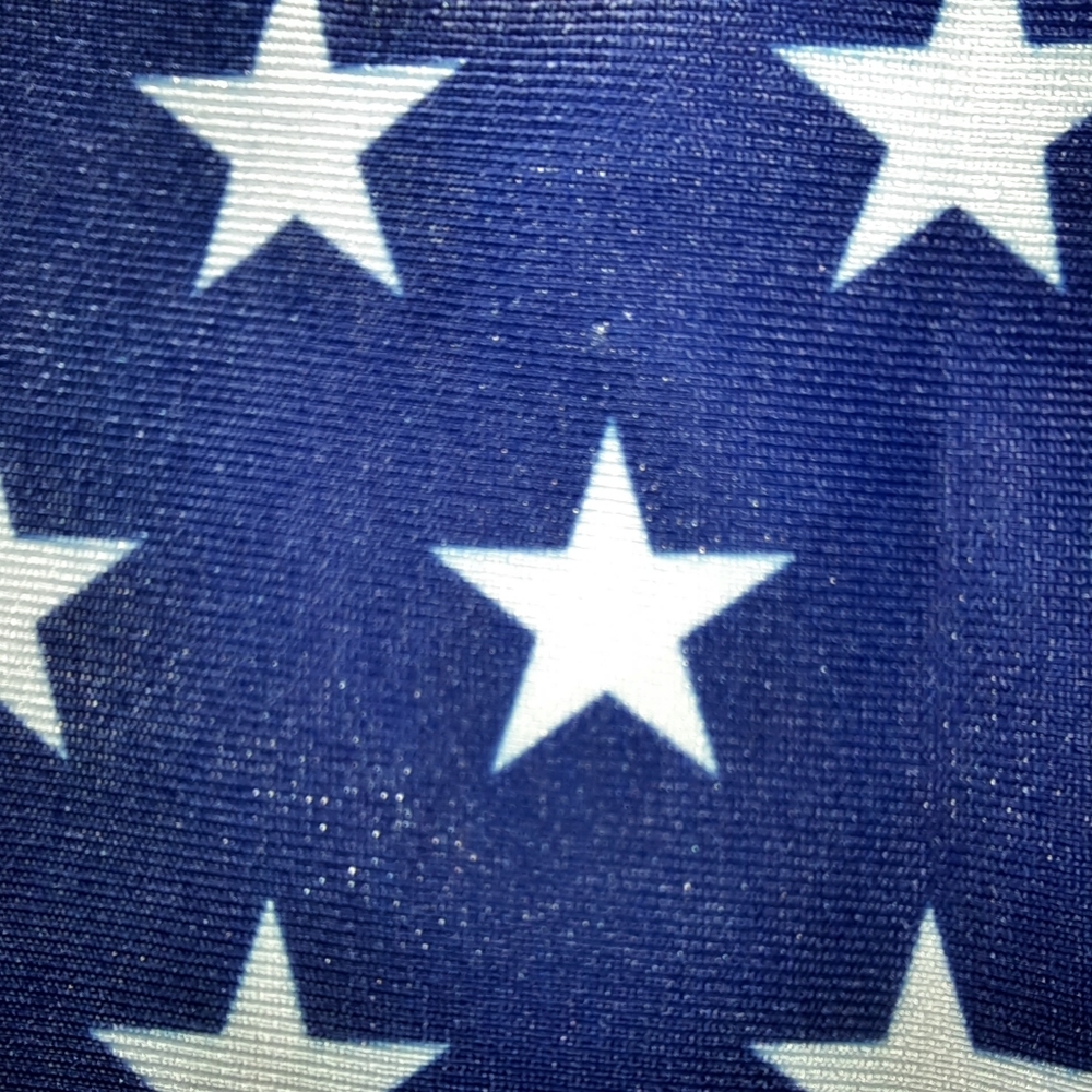 Bobbie Brooks Patriotic Stars Tankini Top SZ M - Picture 3 of 5